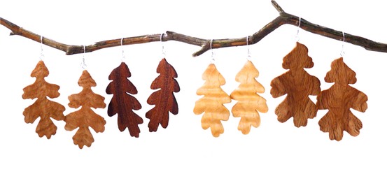 Oak Leaf Earrings